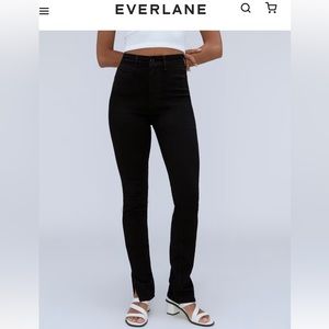 Everlane The Way-High Skinny Split Hem jean